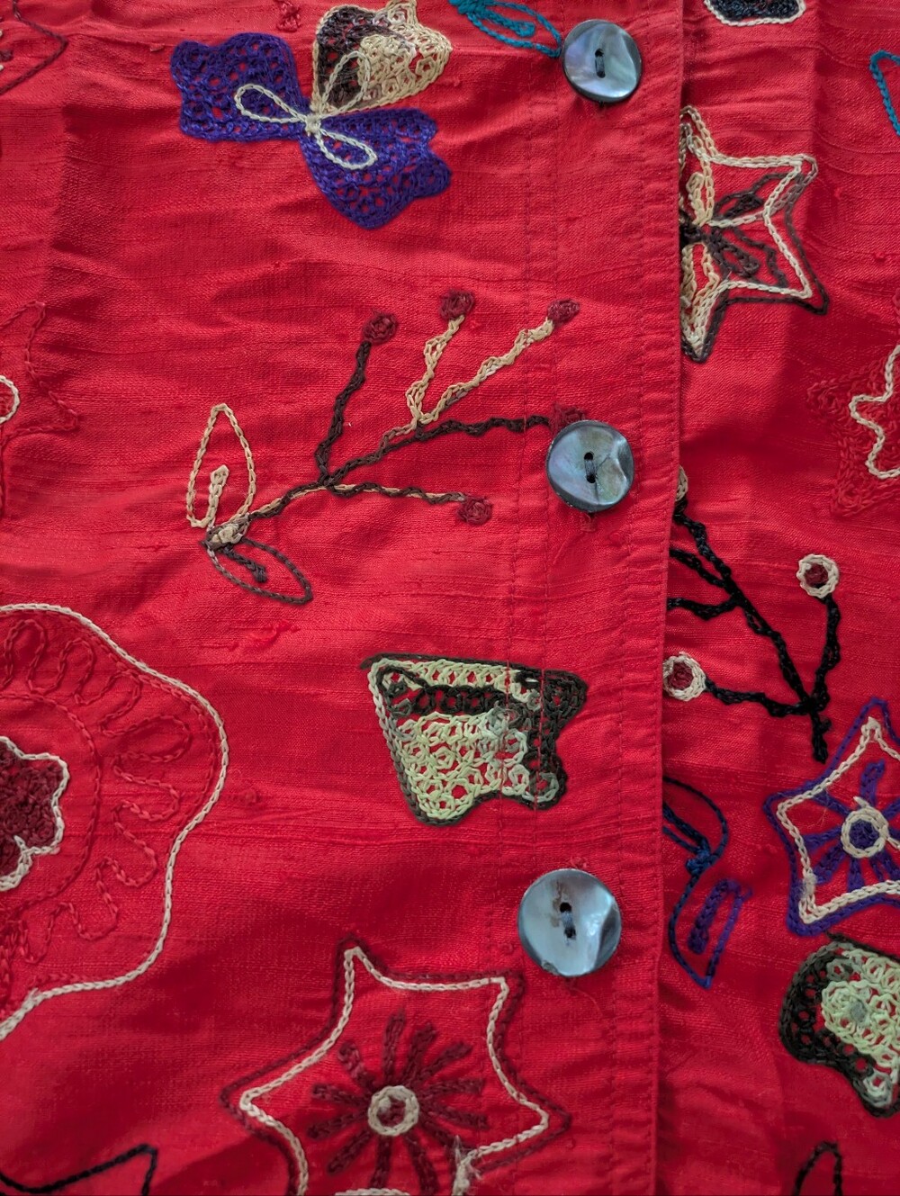 Chico’s Design 100 percent silk Jacket - Picture 5 of 8